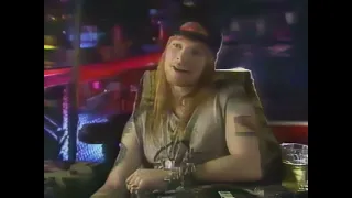 Guns N' Roses Axl Rose - Interview On Headbangers Ball 1989.08.05 (Full HD Remastered Video)