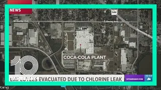 Employees evacuated due to chlorine leak at Coca-Cola plant