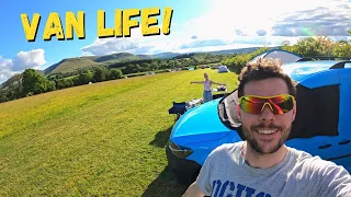 EXPLORING The BRECON BEACONS and South WALES | Four Waterfalls Hike - Micro Camper Van Life!