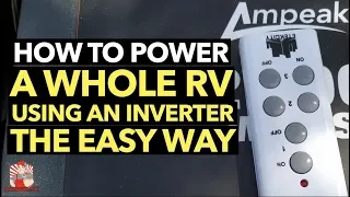 RV Inverter Installation▶️ RV Life Hack How To Power Whole RV