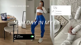 4AM PRODUCTIVE DAY IN MY LIFE | healthy habits, productive self care & how to be a morning person 🍂