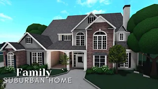 Bloxburg: Family Suburban Home (part-1) | House Build| Roleplay Home| Roblox