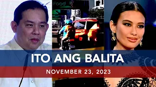 UNTV: Ito Ang Balita | November 23, 2023