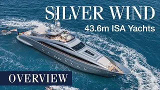 ISA YACHTS AMAZING 43.63m HYBRID SUPERYACHT SILVERWIND