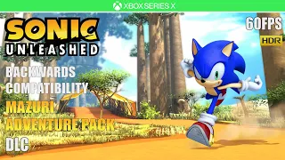Sonic Unleashed - Mazuri Adventure Pack DLC [60FPS HDR] [XBOX SERIES X]