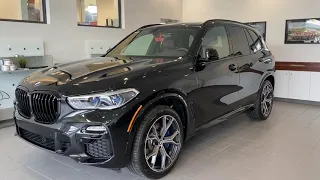 2021 BMW X5 40i M Sport Package Black Sapphire With Coffee Interior