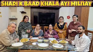 Shadi K Baad Khala Ayi Milne | Khala K Liye Mama Ne Banaya Favorite Dinner | Asfa's Family