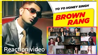 brown rang song l brown rang reaction l brown rang reaction video l honey Singh ka song..