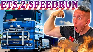 ETS 2 Speedrun - Beim ABKÜRZEN erwischt! Mercedes MP I mit SCHWERLAST - Euro Truck Simulator 2