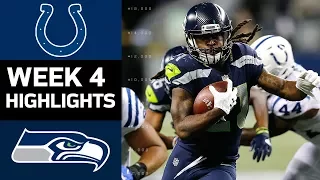 Colts vs. Seahawks | NFL Week 4 Game Highlights