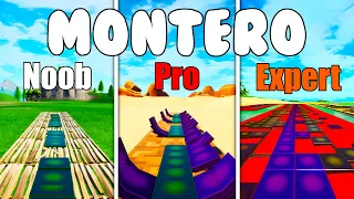 Lil Nas X - MONTERO (Call Me By Your Name) Noob vs Pro (Fortnite Music Blocks) - With Code