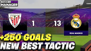 SM24 NEW BEST TACTICS! ⚽️+250 GOALS🤩 SOCCER MANAGER 2024 NEW BEST TACTIC