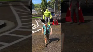Hulk & Thor Want To Take Revenge From Ultron & Thanos Came #shorts #gta5