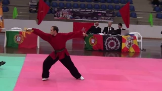 Wushu Kung Fu Portugal -  32 movimentos espada - Jian Shu San Se Er - Sword 32