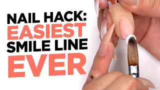 Nail Hack: Easiest Smile Line Ever
