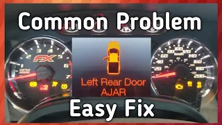 F150. HOW TO FIX Door Ajar Warning Light On, Dome Light Won't Shut Off? Common Problem