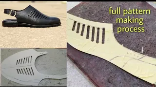 sandals/shoe pattern making:DIY #diy #shoes
