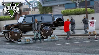 GTA 5 [THE LIFE OF TRAP] POLICE STATION  DRUG HEIST! DAY24