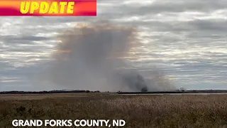 UPDATE: Wildfire West Of Manvel, North Dakota