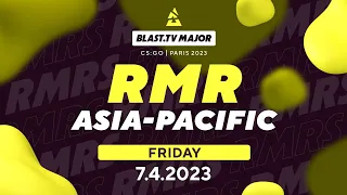 BLAST.tv Major Asia-Pacific RMR, Day 2