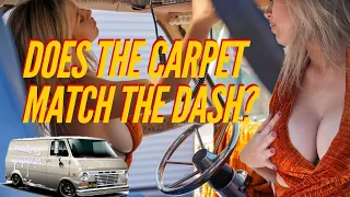 1970 Econline with Valerie Vaughn Gets A New Dash Cover Part 1