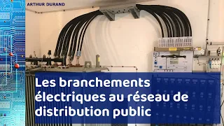 Branchements électriques raccordés au réseau de distribution public