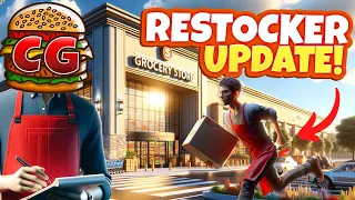NEW Update Adds Restocker That Helps My Store in Supermarket Simulator!