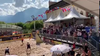 Frankfurt-Fans übernehmen Beachvolleyball-Turnier in Vaduz