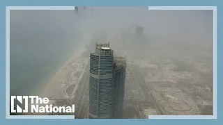 Watch as sandstorm covers Abu Dhabi