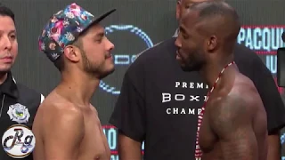 YORDENIS UGAS VS OMAR FIGUEROA JR WEIGH IN REACTION