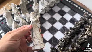 A Close Look At The Harry Potter Final Challenge Chess Set #harrypotter #chess #sorcerersstone