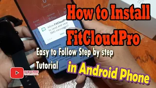 How to Install FitCloudPro App on Android Smartphone with BlitzWolf BW-AH2