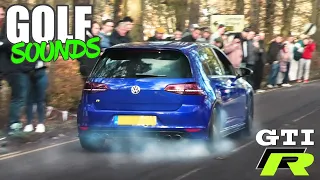 VW Golf R/GTI BEST EXHAUST SOUNDS - Mk7/7.5 Launches & Crackles
