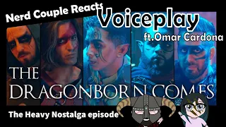 Our First Listen To Voiceplay feat. Omar Cardona - The Dragonborn Comes | Skyrim Addicts React