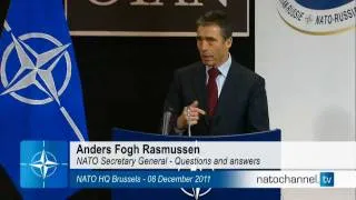 NATO Secretary General - Statement following the NATO-Russia Council 08 December 2011, Part 2/2