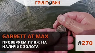 #270 Проверяем пляж на наличие золота с Garrett AT Max