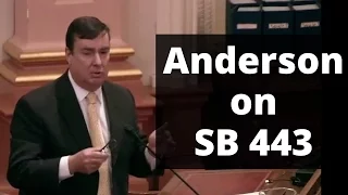 Senator Anderson on SB 443 (Civil Asset Forfeiture)
