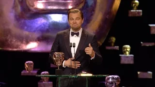 Leonardo DiCaprio wins Best Leading Actor award - The British Academy Film Awards 2016 - BBC One