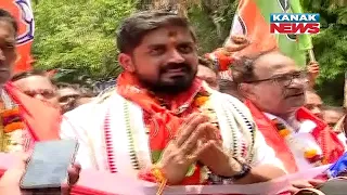 Salipur BJP MLA Candidate Arindam Roy Files Nomination | Odisha Assembly Election