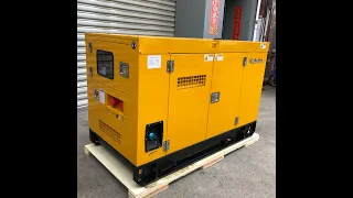 Minsun 20kw Kubota silent diesel generator showcase