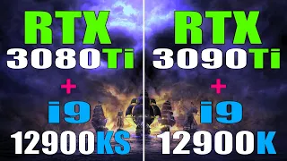 RTX 3080Ti + INTEL i9 12900KS vs RTX 3090Ti + INTEL i9 12900K || PC GAMES TEST ||