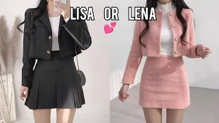 LISA OR LENA | OUTFIT CHOICES | 💕