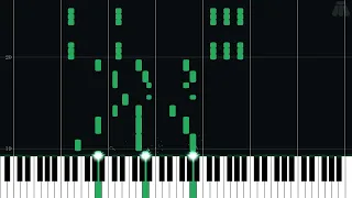 Aquatic Ruin Zone - Sonic the Hedgehog 2 - Intermediate Piano Tutorial