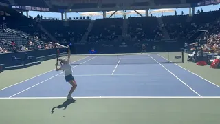 Elena RYBAKINA & Maria SAKKARI US OPEN 2023 Court Level Tennis Practice 4K