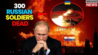 8 MINUTES AGO! GREAT VICTORY! Ukrainian Army Killed 300 Russian Soldiers in Donetsk!