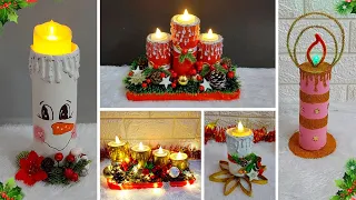 5 Economical Christmas Decoration idea with Empty roll | DIY Affordable Christmas craft idea🎄205