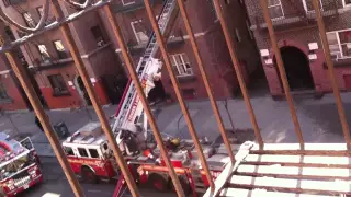 FDNY at a Fire @ 71 - 77 Post Avenue