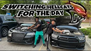 WE SWITCHED HELLCATS FOR THE DAY...