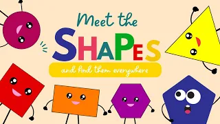 The shapes song | Shapes rhymes for kids | Learn shapes | Shapes all around