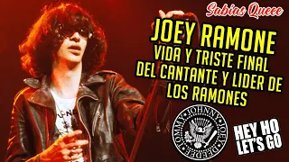 Joey Ramone Vida y triste final del cantante y líder de Los Ramones